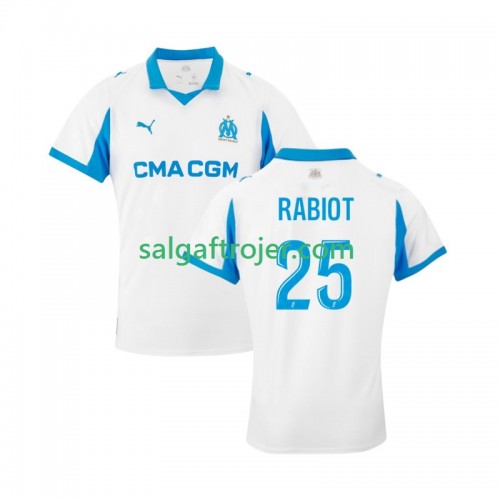 Olympique de Marseille Adrien Rabiot 25 Fodboldtrøjer Hjemmebanesæt 2025/26 Kort ærmer Olympique de Marseille Adrien Rabiot 25 Fodboldtrøjer Hjemmebanesæt 2025/26 Kort ærmer